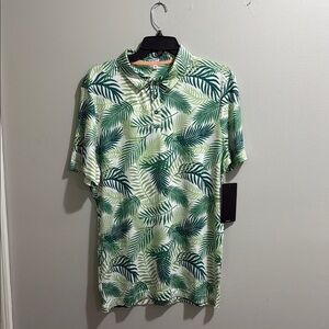 RBX Golf Green Tropical Men's Shirt